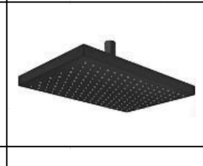 MODERN LIFE SF 330*230 MM RAINHEAD
